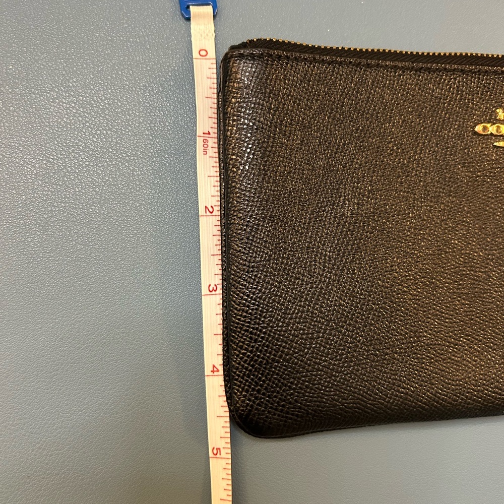 Coach Black Textured Wristlet - Picture 7 of 7